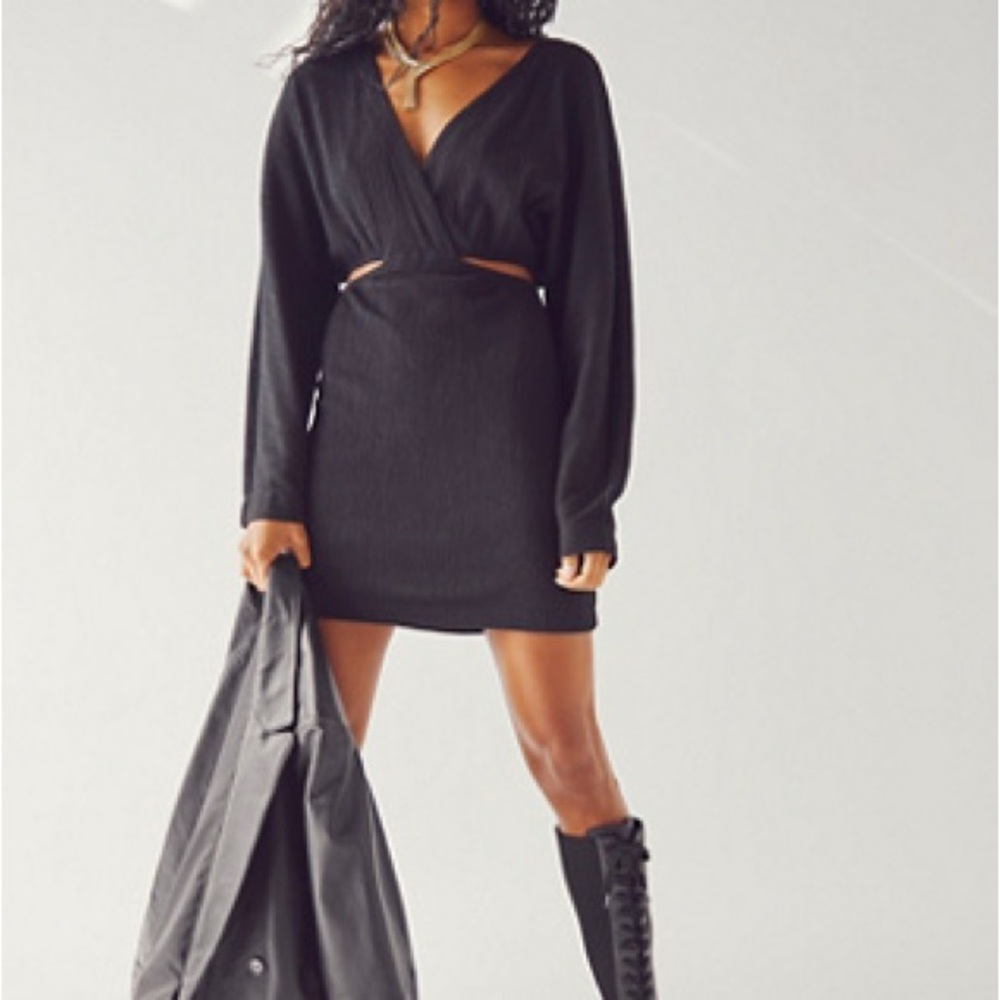 NWT Free People Black Mini Dress